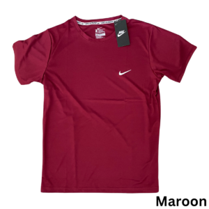 Nike T-Shirt Dri-Fit Short Sleeve (Maroon)