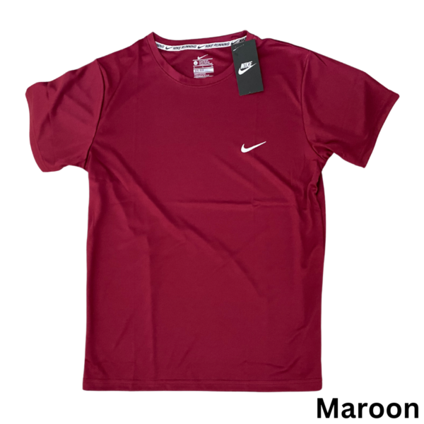 Nike T-Shirt Dri-Fit Short Sleeve (Maroon)