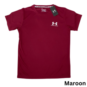 Under Armour T-Shirt Dri-Fit Short Sleeve (Maroon)
