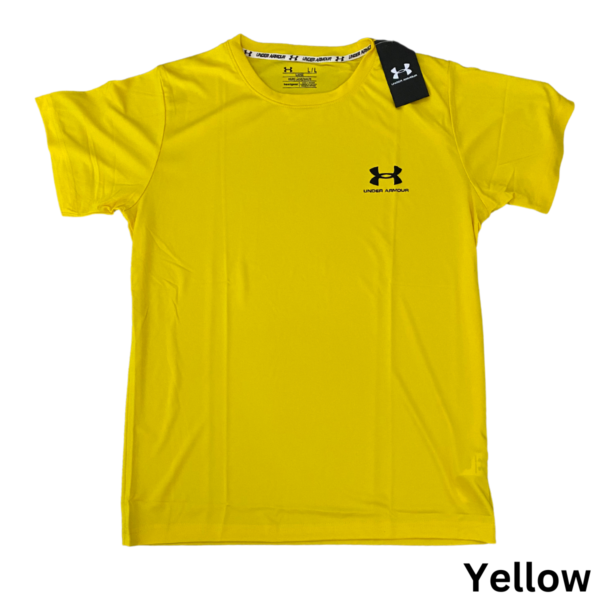 Under Armour T-Shirt Dri-Fit Short Sleeve (Yellow)