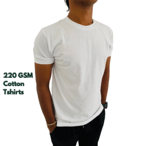 220GSM Cotton Tshirts White