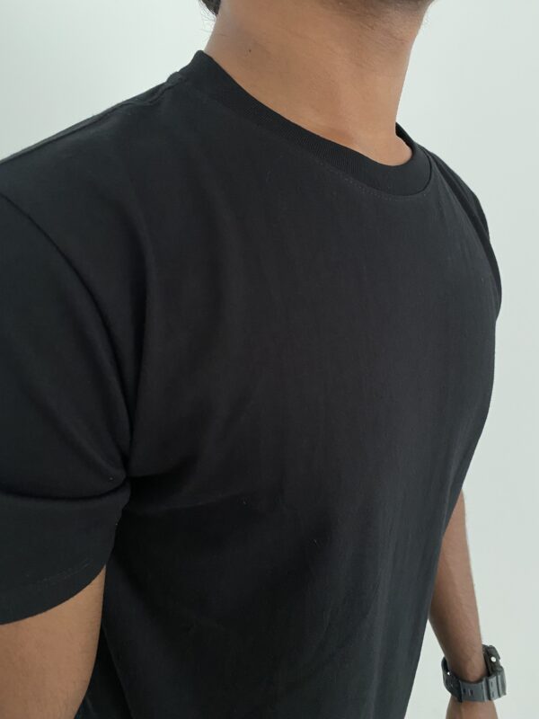 220 GSM Cotton Tshirts Black